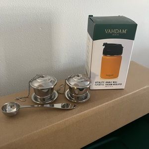 Travel Tea/Coffee Double Wall Insulated Bottle